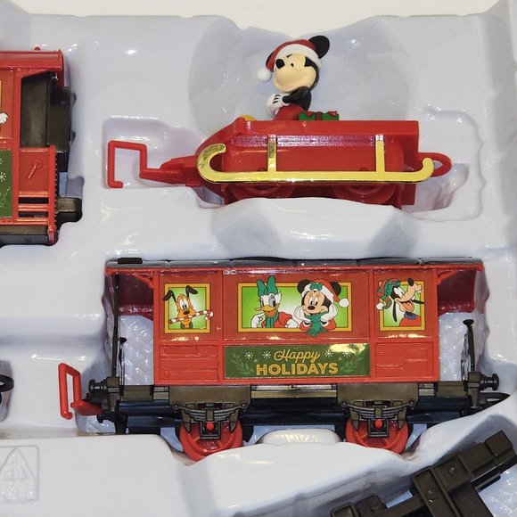 NEW Disney Mickey Mouse Holiday Express Train Set - Ready to Play Christmas Set - Picture 5 of 8
